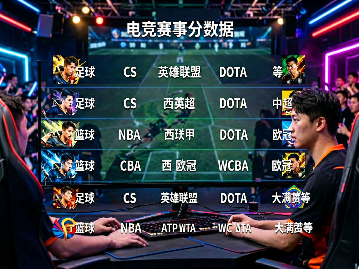 电竞赛事比分数据